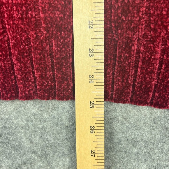 Seven7 Sweater Womens 2X XXL Red Wine Chenille Cable Knit Pullover Soft Cozy - Picture 9 of 11